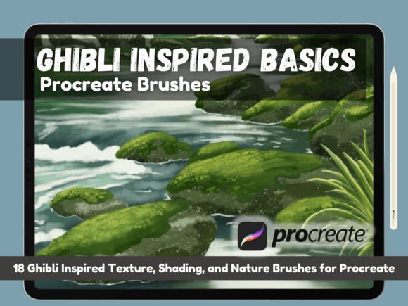 Download Ghibli-Inspired Basics Procreate Brushes - Brushes Collection