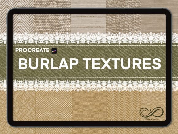 Download Procreate Texture Brushes-Burlap,Lace - Texture brush Collection
