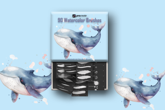 Download Watercolor Brushes for Procreate - Brushes Collection