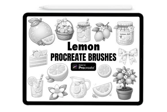 Download Cute Lemon Procreate Brushes - Brushes Collection