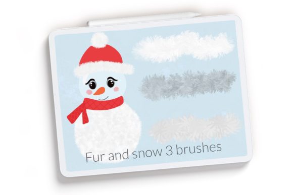 Download Fur Brushes, Snowflakes Brush Procreate - Brushes Collection