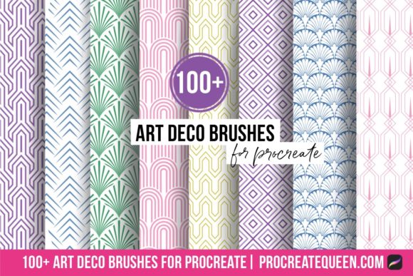 Download Art Deco Brushes for Procreate - Brushes Collection