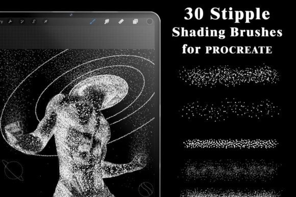Download Stipple Shading Brushes Procreate - Brushes Collection