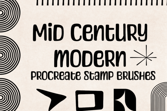 Download Mid Century Modern | Procreate Brushes - Brushes Collection