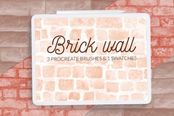 Download Bricks Wall Procreate Brushes. Interior - Brushes Collection