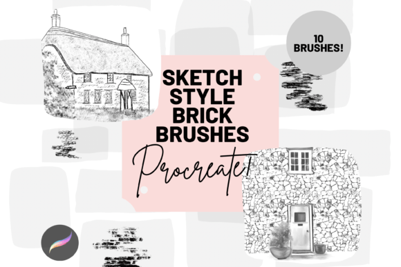 Download Procreate Sketch Bricks Brushes X 10 - Brushes Collection