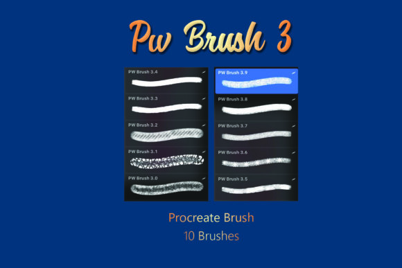 Download Pw Procreate Brush 3 Glitter Brushes - Brushes Collection