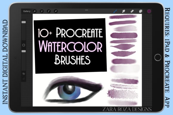 Download Watercolor Procreate Brushes - Brushes Collection