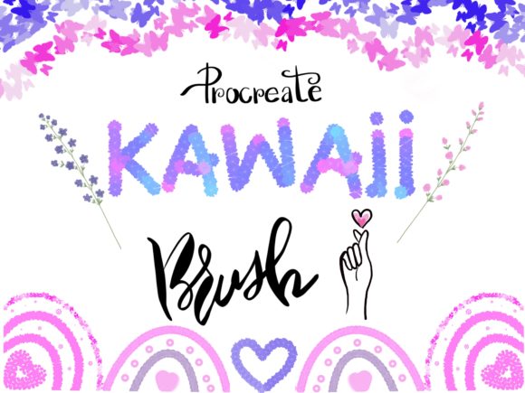 Download 36 Procreate Kawaii Brushes ,cute Brushe - Brushes Collection