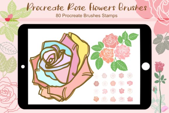 Download Procreate Rose Flowers Brushes - Brushes Collection