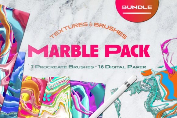 Download Liquid Marble Texture Brush Bundle Noise - Texture brush Collection