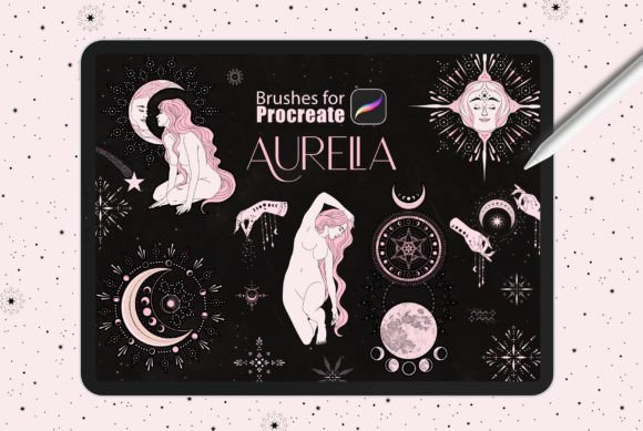 Download Procreate - Aurelia - 145 Brushes, Witch - Brushes Collection