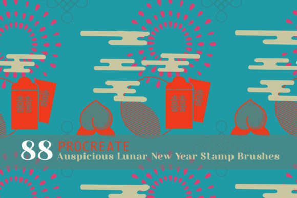 Download 88 Procreate Lunar New Year Brushes - Brushes Collection