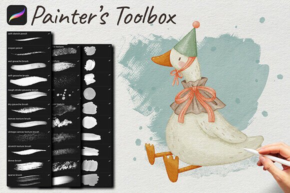 Download Painter’s Toolbox- Procreate Brushes - Brushes Collection