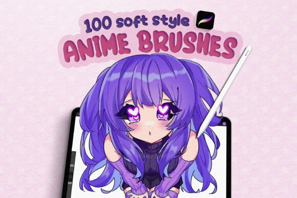 Download 100 Procreate Anime Soft Style Brushes - Brushes Collection