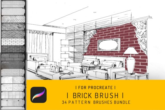 Download Procreate Brick Seamless Texture Brush - Texture brush Collection