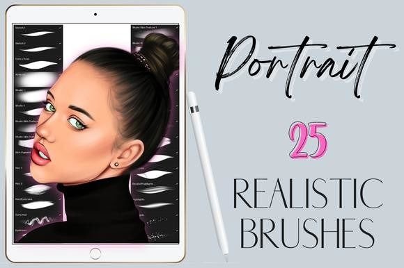 Download Procreate Portrait Realistic Brushes - Brushes Collection