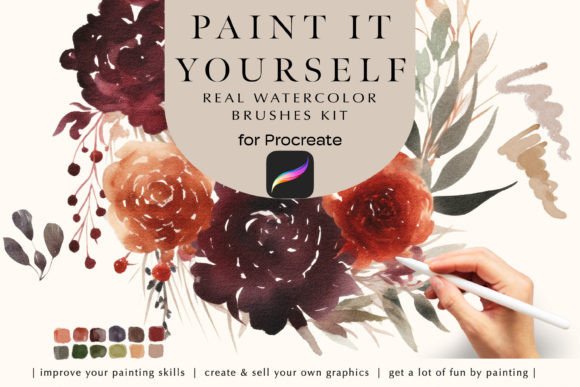 Download Procreate Watercolor Painting Brushes - Brushes Collection