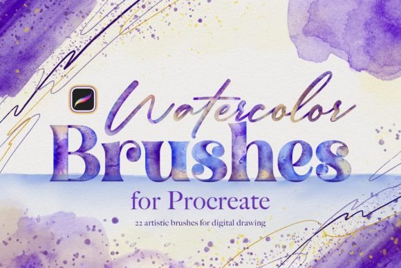Download Watercolor Procreate Brushes - Brushes Collection