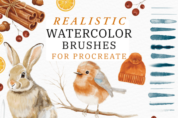 Download Realistic Watercolor Procreate Brushes - Brushes Collection
