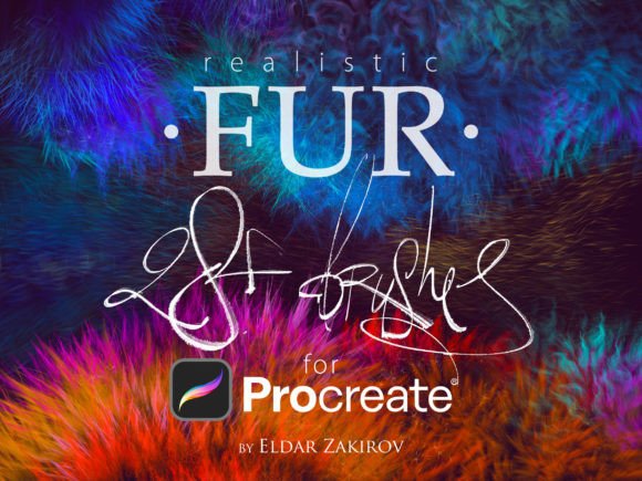 Download Realistic FUR Brushes for Procreate - Brushes Collection