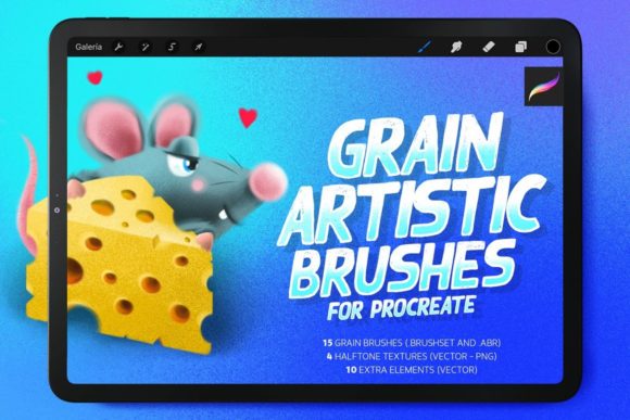 Download Grain Artistic Brushes for Procreate - Brushes Collection