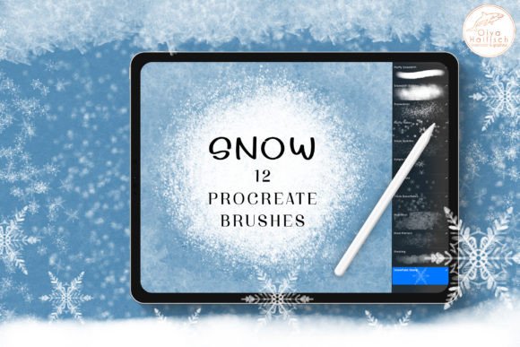 Download Winter Snow and Ice Procreate Brushes - Brushes Collection