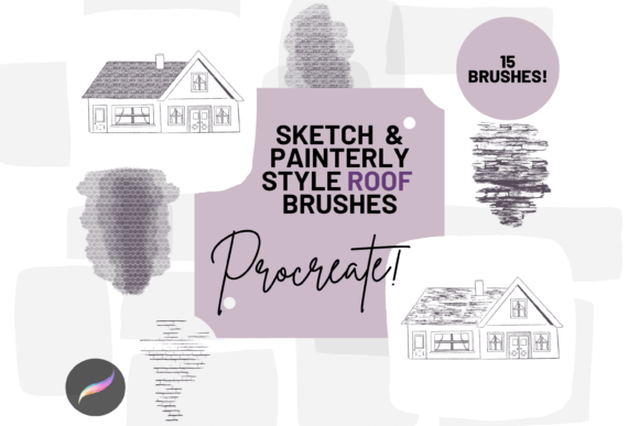 Download Procreate Roof Texture Brushes X 15 - Texture brush Collection