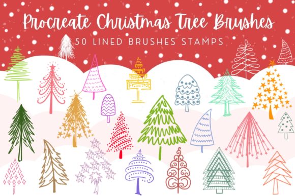 Download Procreate Christmas Tree Brushes - Brushes Collection
