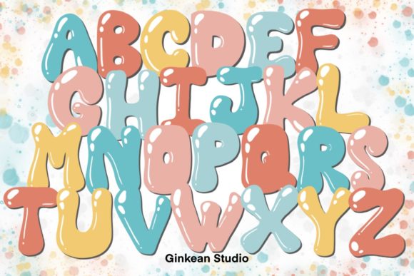 Download Cute Alphabet Brushes, 26 Alphabet Brush - Brushes Collection