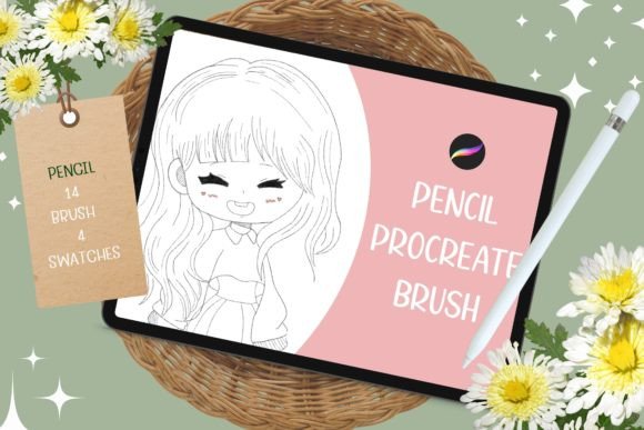 Download 14 Pencil Procreate Brushes 4 Swatches - Brushes Collection