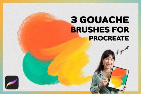 Download Procreate Gouache Brushes - Brushes Collection