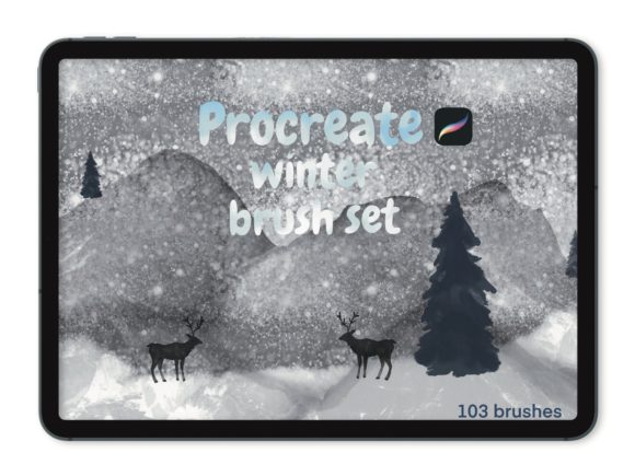 Download Procreate Winter Brush Set /103 Brushes - Brushes Collection