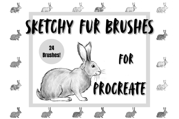 Download Sketch Fur Brushes Procreate X 24 - Brushes Collection