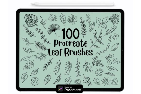 Download Procreate Brushes, Procreate Leaf Brush - Brushes Collection