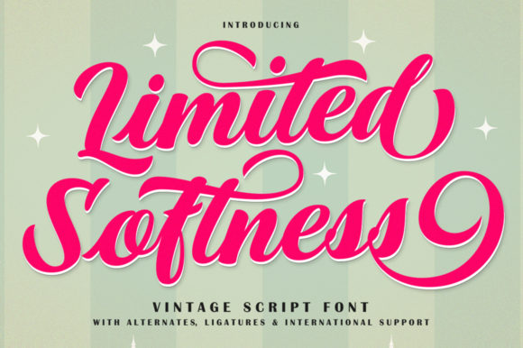 Download Limited Softness Font&nbsp; - Premium Resources