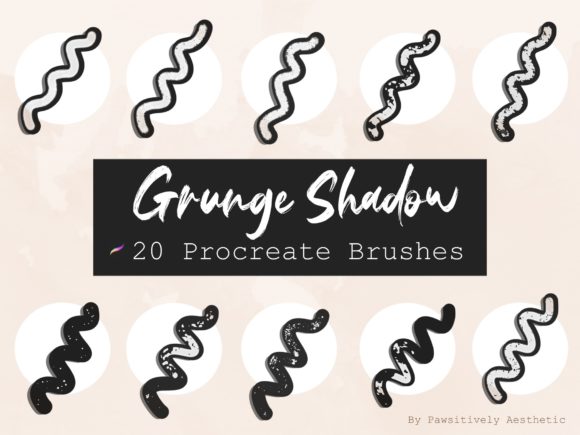 Download Grunge Shadow Procreate Brush Bundle - Grunge Collection