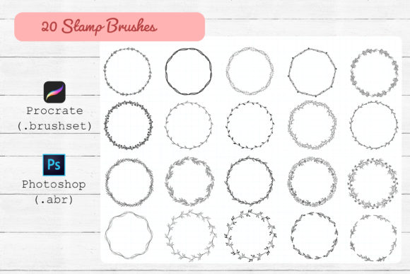 Download Procreate and Photoshop Stamp Brushes. - Brushes Collection