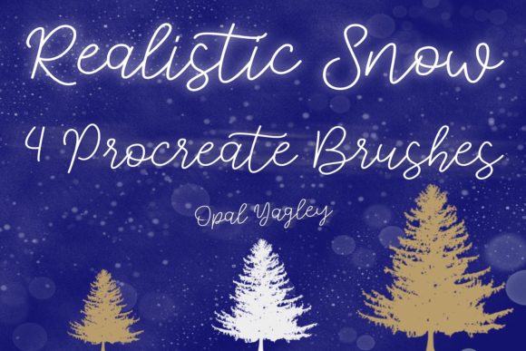Download 4 Realistic Snow Procreate Brushes - Brushes Collection