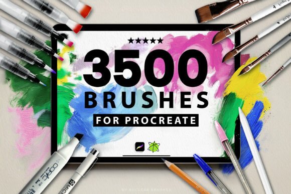 Download 3500 Procreate Brushes Ultimate Pack - Brushes Collection