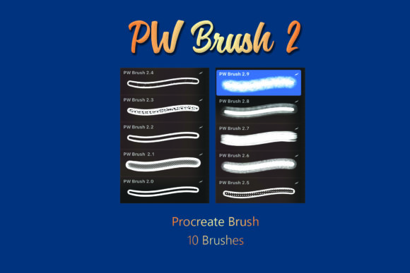 Download PW Procreate Brush 2 Glitter Brushes - Brushes Collection