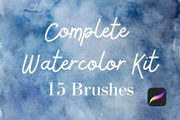 Download Watercolour Brushes Procreate Watercolor - Brushes Collection