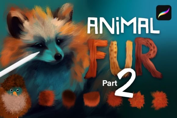 Download Animal Fur 2 -  Procreate Brushes - Brushes Collection