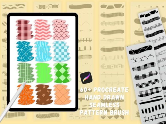 Download 60+ Procreate Seamless Pattern Brushes - Brushes Collection