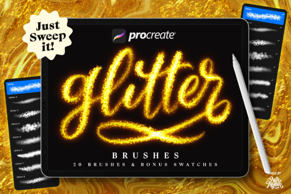 Download Procreate Glitter Brushes - Brushes Collection