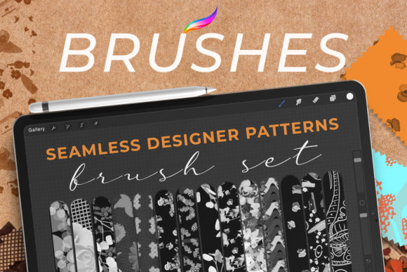 Download Seamless Pattern Brushes for Procreate - Brushes Collection