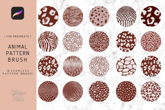 Download Procreate Seamless Animal Texture Brush - Texture brush Collection