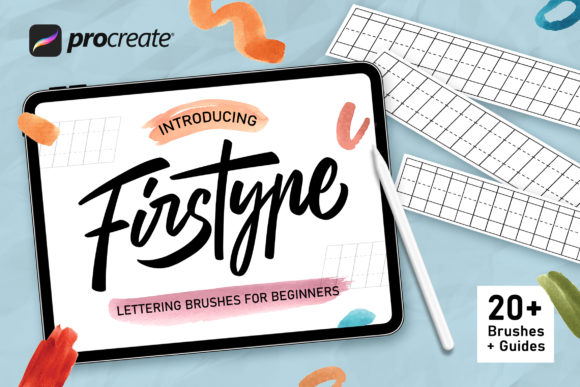 Download Firstype Procreate Lettering Brushes - Brushes Collection