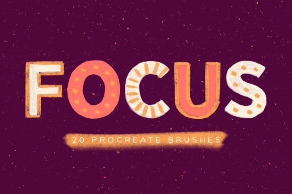 Download Focus Procreate Brushes. Digital Drawing - Brushes Collection