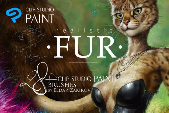 Download Realistic FUR Brushes 4CLIP STUDIO PAINT - Brushes Collection